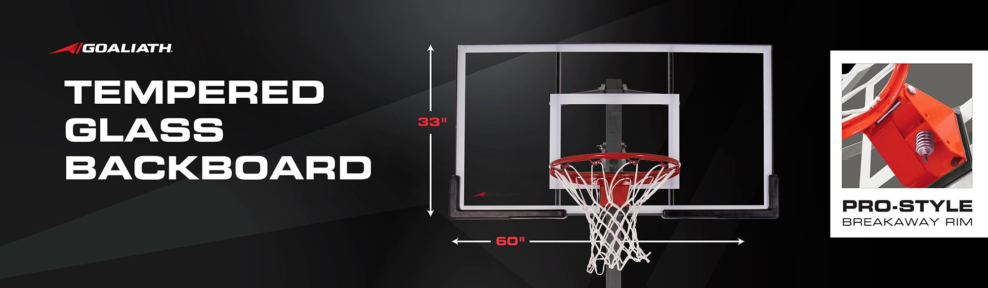Goaliath 60'' Ignite InGround Basketball Hoop Free Curbside Pick Up at DICK'S